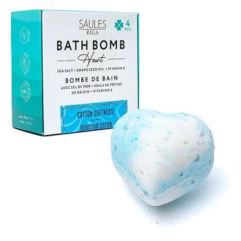 Badekugel - Bath Bomb - cotton softness - 4er Pack