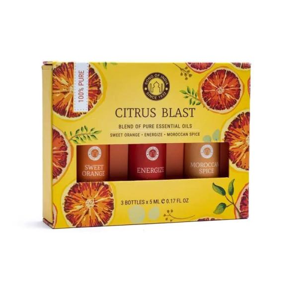 Citrus Blast Aromatherapie Ätherisches Öl 3er Set