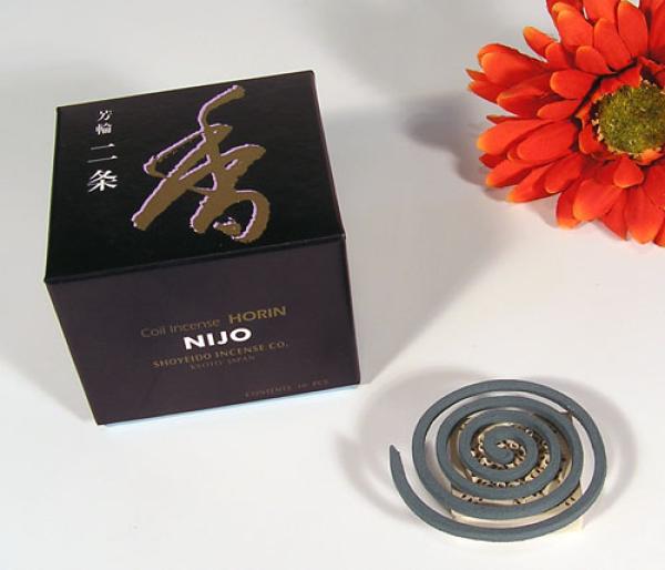 Nijo - jap. RäucherspiralenBox mit 10 Spiralen