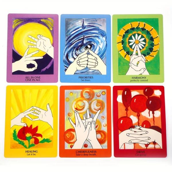 Tarotkarten-Deck "Mudras for Body, Mind & Spirit" von Gertrud Hirschi - 68 Karten